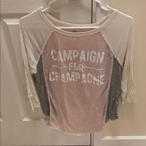 Campaign for Champagne long sleeve tee